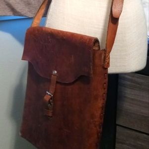 Boho Leather Crossbody Bag